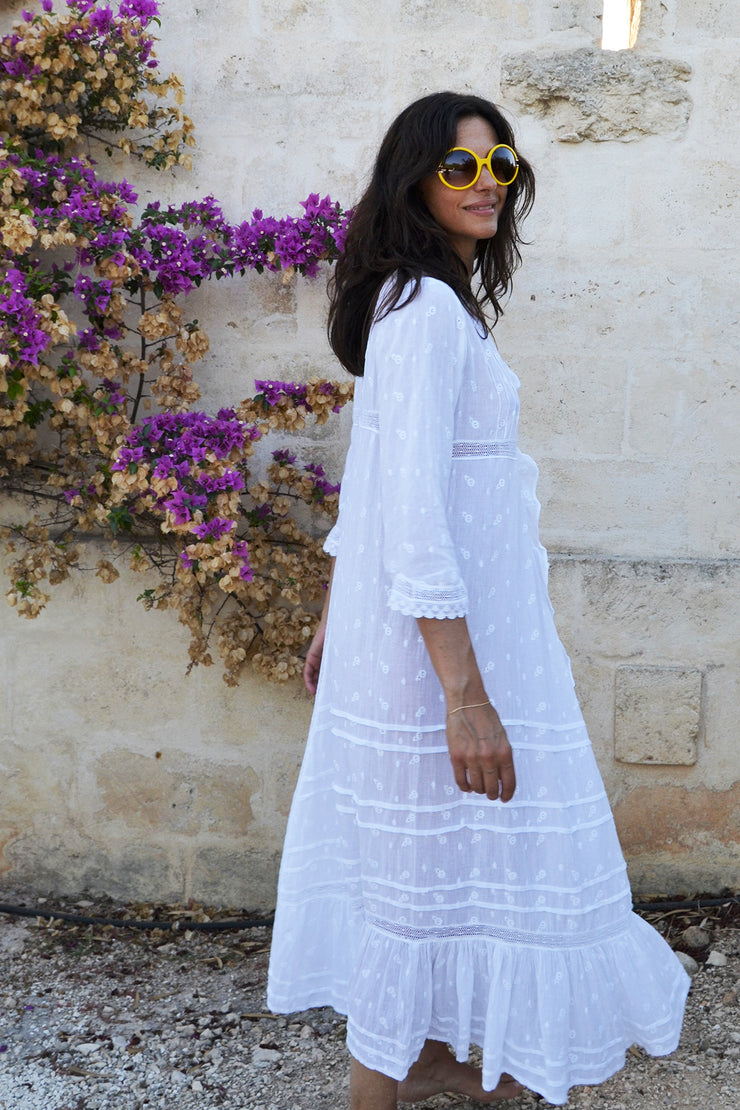 Ruffle hand dress deals