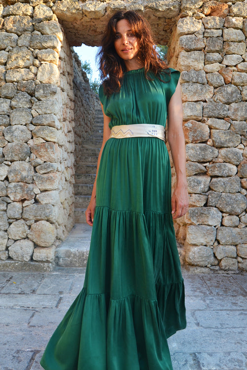 Malta Bow-Tie Maxi Dress - Soler London - Alex Al-Bader