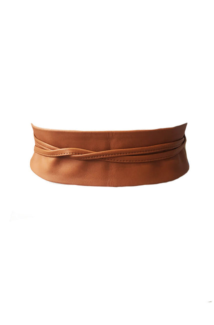 Barcelona Wrap Belt - Camel