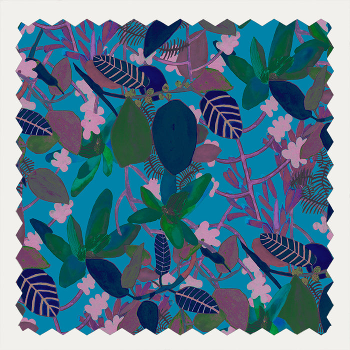 Garden Blue & Pink