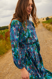 Greta Balloon Sleeve Midi Dress | Made to Order