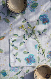 Linen tablecloth- Flor Marinera