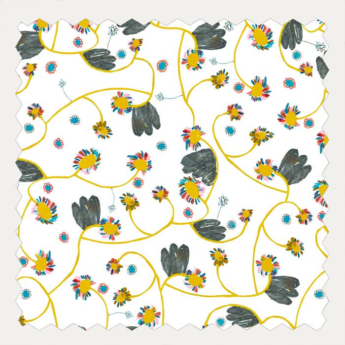 Medium Sunflower White
