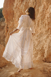 San Tropez Full Skirt Maxi Dress